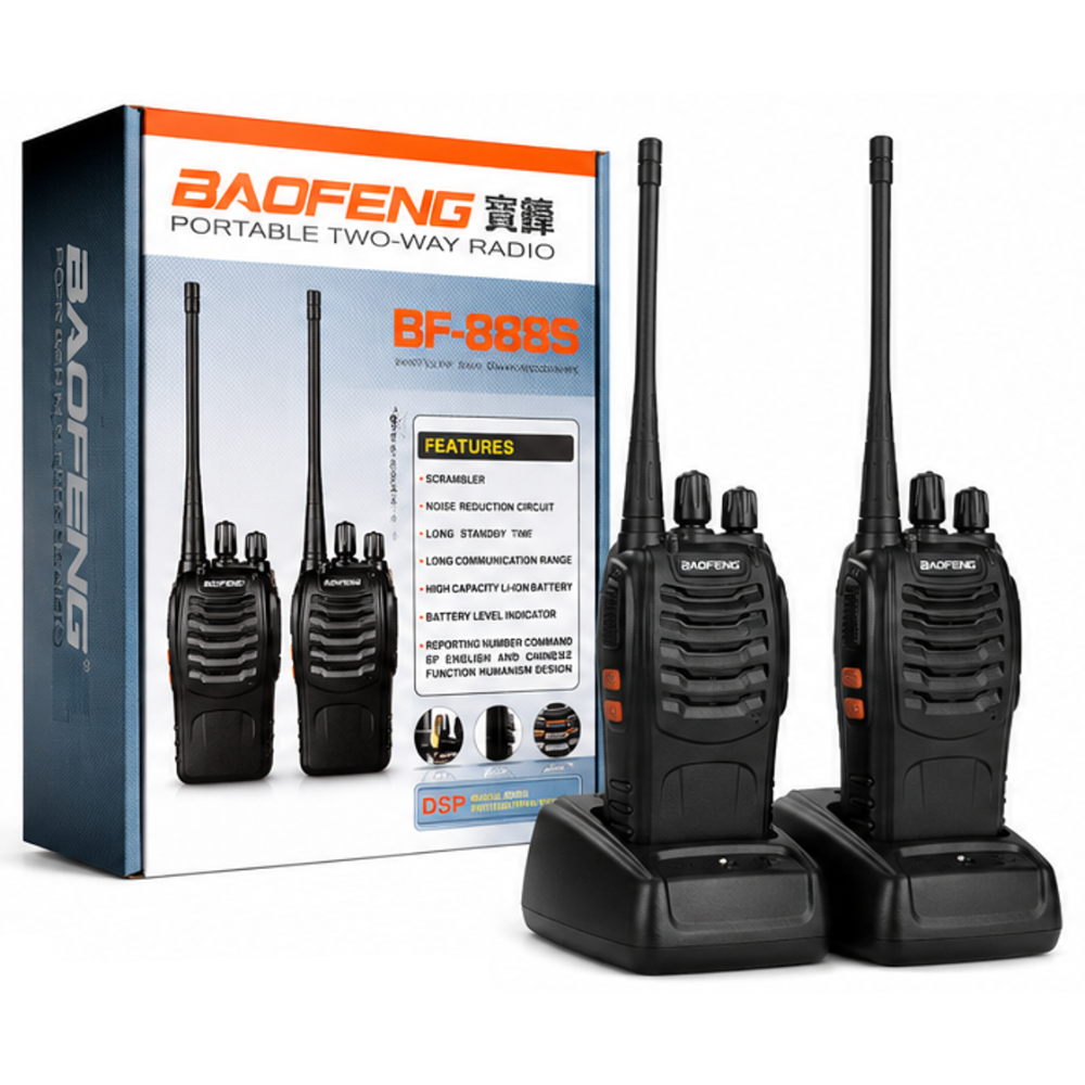 Radio Walkie Talkie One Pixel Bf888s Uh