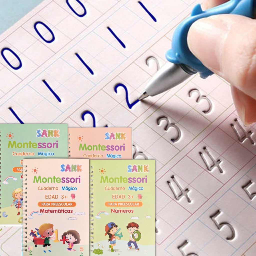 Kit 4 Libros Caligrafia Tinta Magica